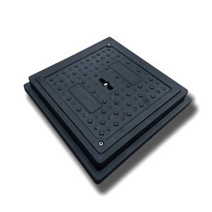 EN124 SMC composto tampa de bueiro anti-roubo de fibra de vidro FRP tampa de acesso para estradas e sistemas de servi&ccedil;os p&uacute;blicos